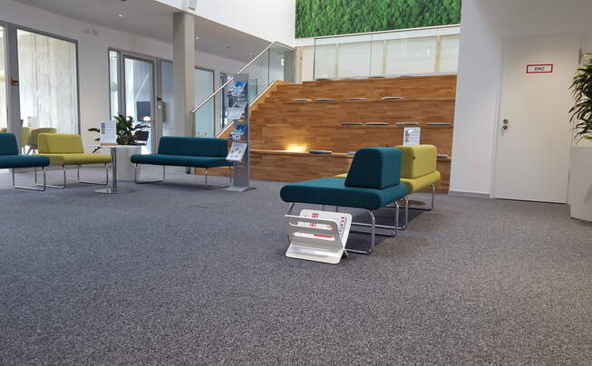 Inside view of Volksbank Chemnitz