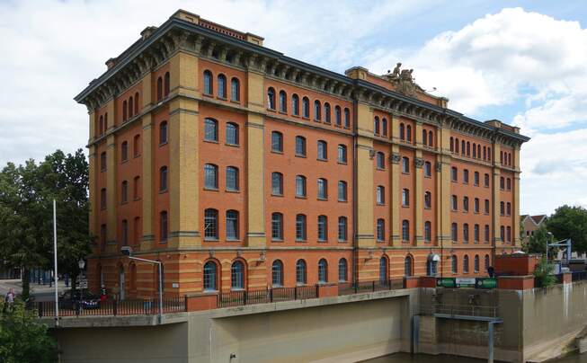 Aussenansicht Stadtbücherei Alte Pfortmühle, Hameln