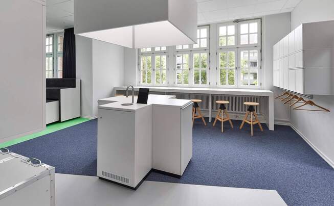 Interior view of ISE LAB Hamburg
