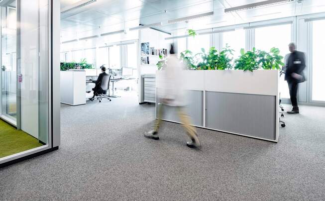 Open-plan office European Central Bank Frankfurt