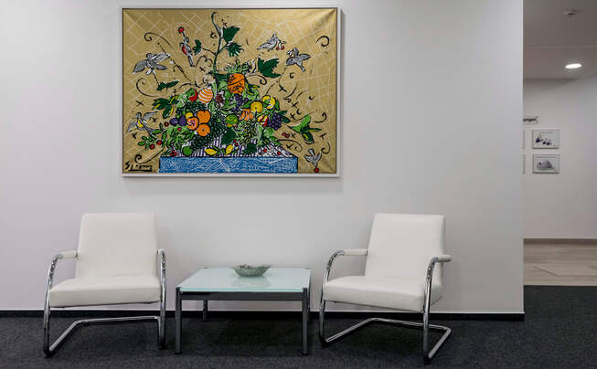 Eastsite office park waiting room flooring