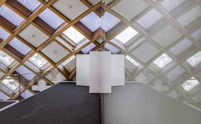 interior view of Swatch headquarters in Biel with Fabromont flooring