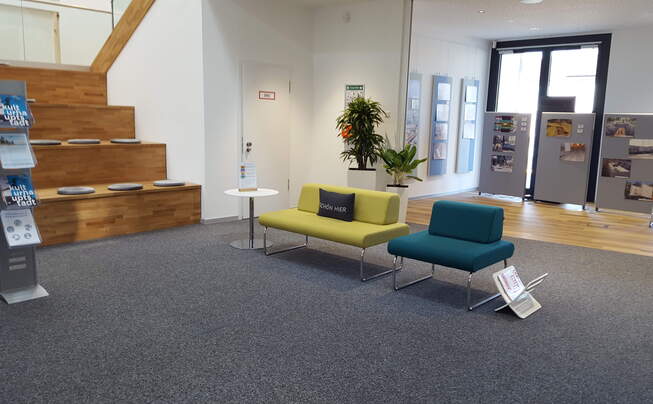 Inside view of Volksbank Chemnitz