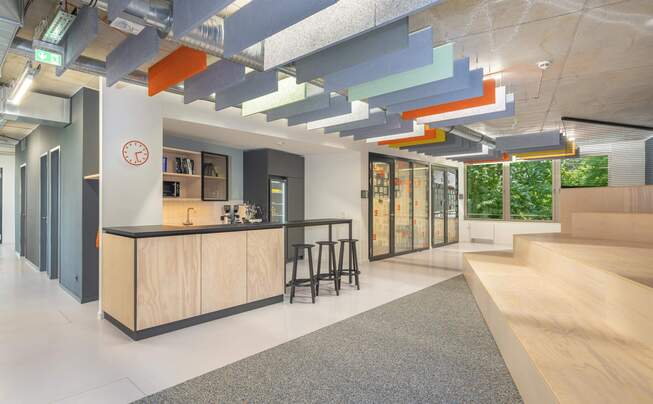 Interior view of the AppLike Group GmbH in Hamburg
