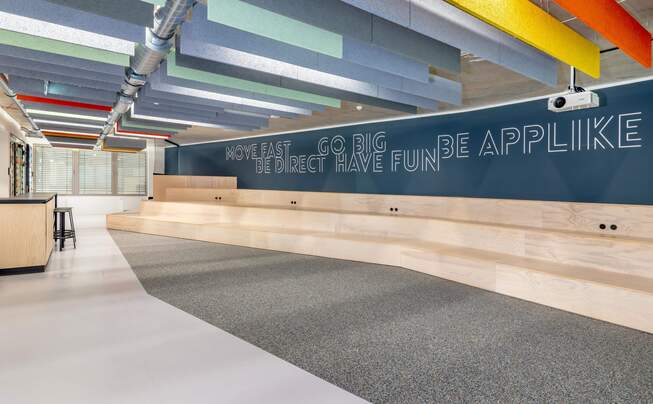 Interior view of the AppLike Group GmbH in Hamburg