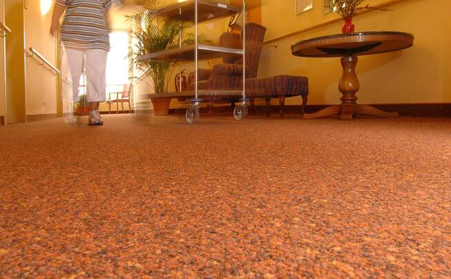 Inside view of Arche retirement home