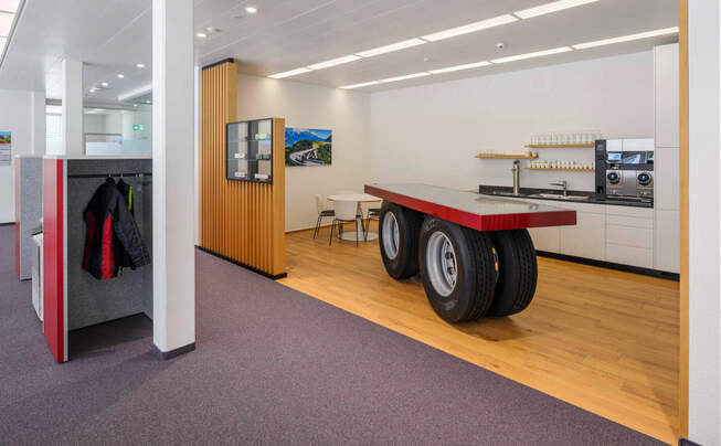 Interior view of Galliker Transport