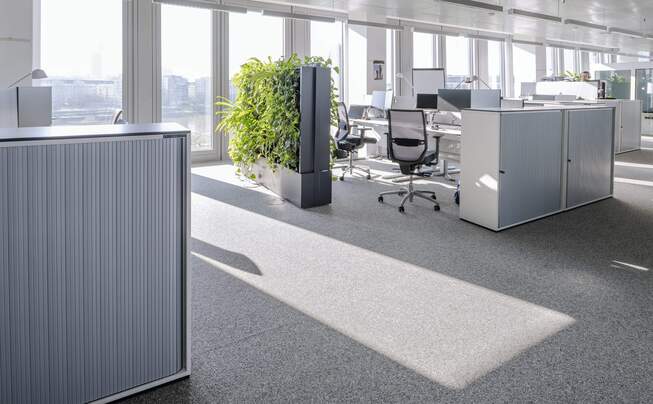 Open-plan office European Central Bank Frankfurt