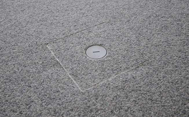 Détails du sol du centre de congrès KAP Europe