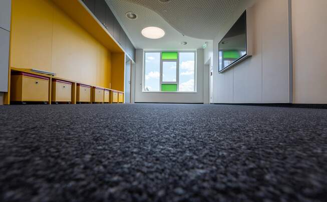 Interior view of the Leopold School in Altshausen