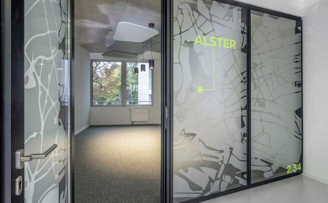 Interior view of the AppLike Group GmbH in Hamburg